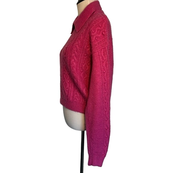Pink free people cozy sweater in size large. - Picture 6 of 16